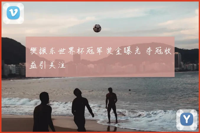 樊振东世界杯冠军奖金曝光 夺冠收益引关注
